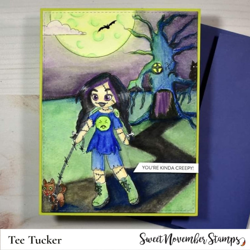 Digital Stamp - Friday the 13th Goth Dolls: Toxic Tee and Scary Squishy