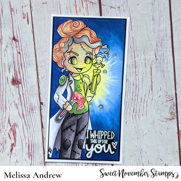 Digital Stamp - Friday the 13th Goth Dolls: Maniacal Melissa