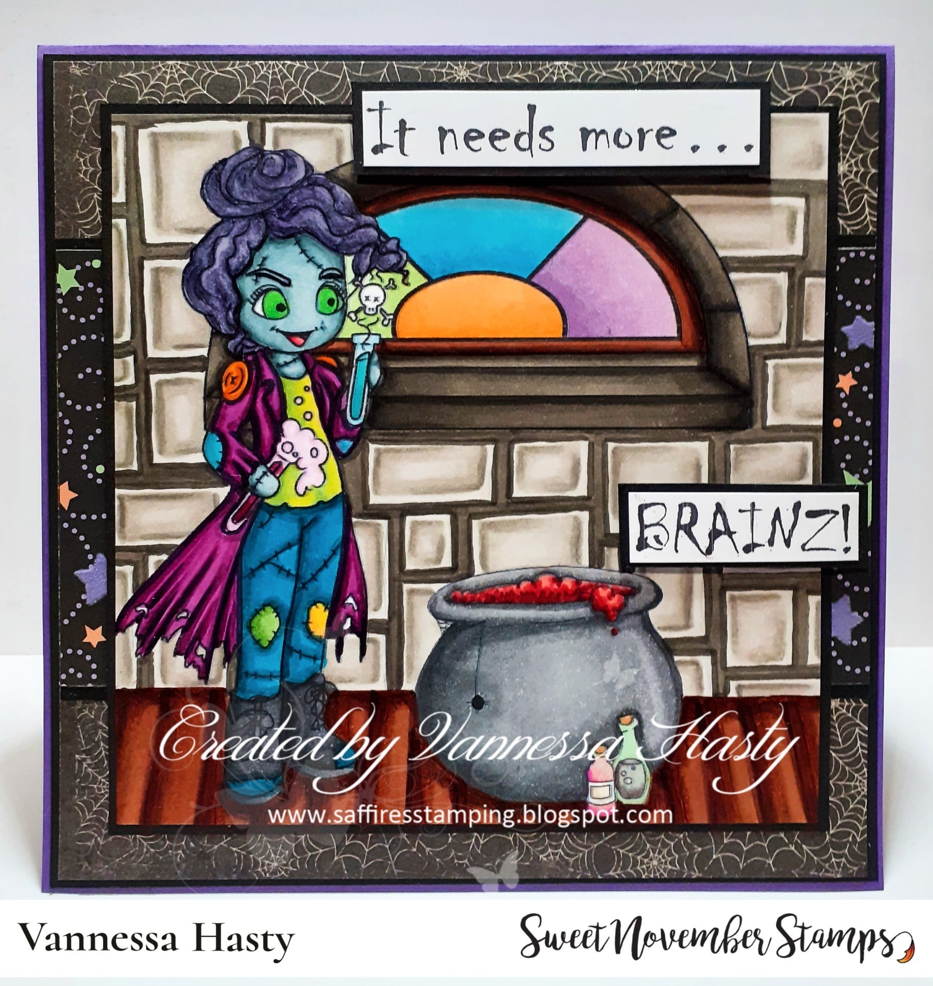 Digital Stamp - Friday the 13th Goth Dolls: Maniacal Melissa