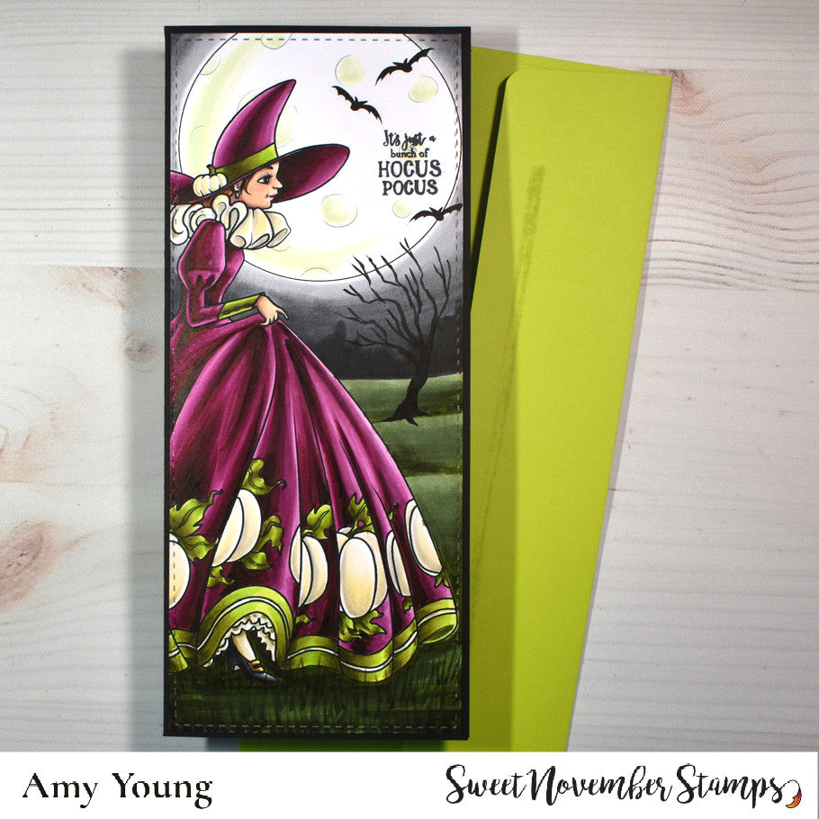 Digital Stamp - Catwalk Witches: Locasta