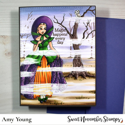 Digital Stamp - Catwalk Witches: Theadora