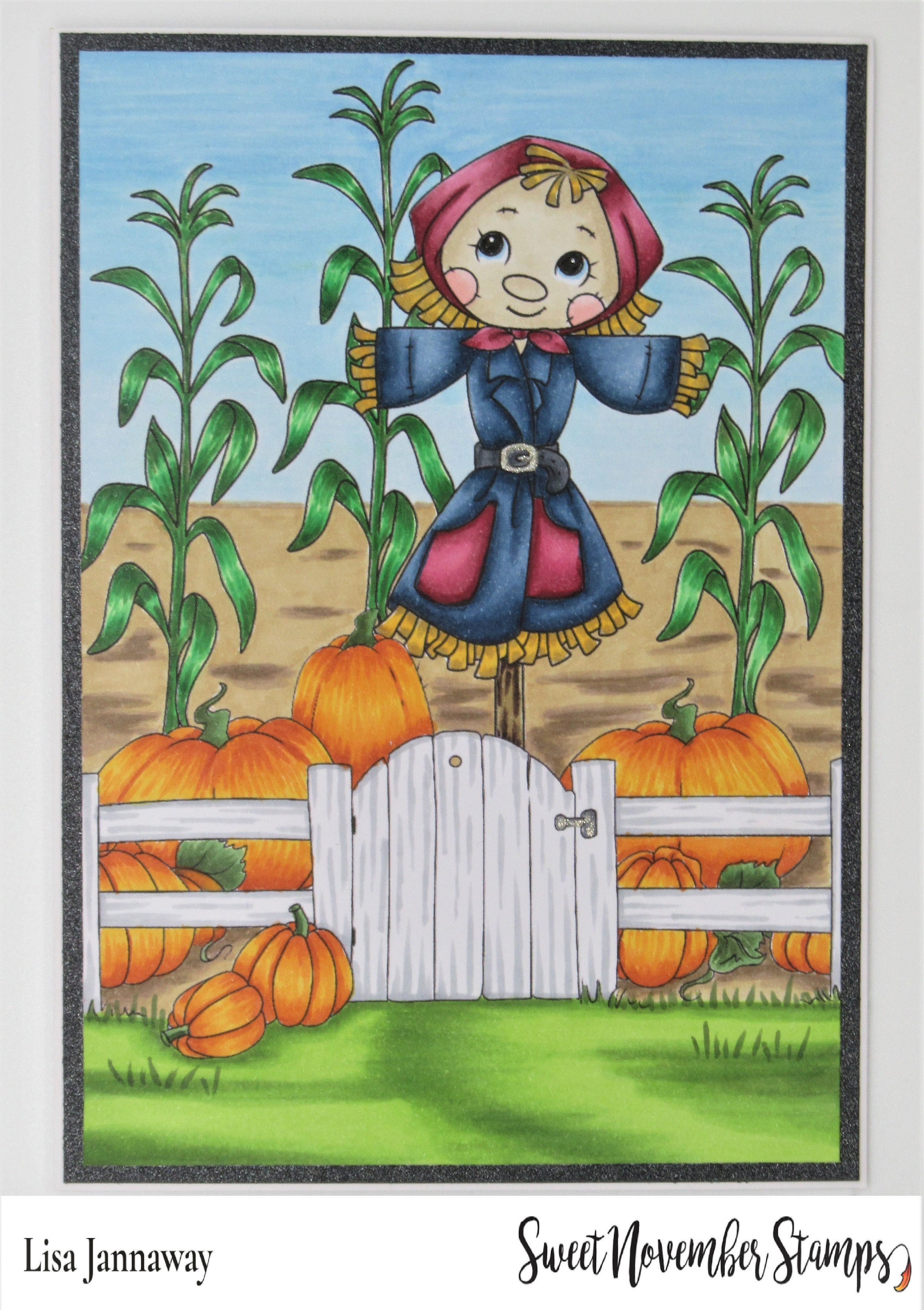 Digital Stamp - Something to Crow About: Sally Strawman