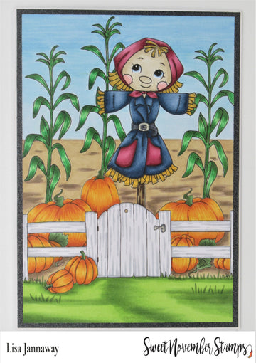 Digital Stamp - Something to Crow About: Sally Strawman