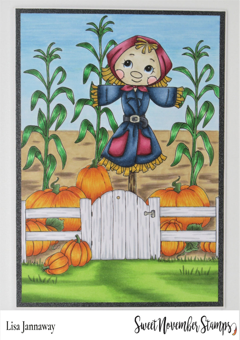 Digital Stamp - Something to Crow About: Sally Strawman