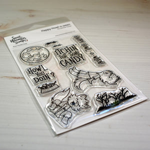 Clear Stamp Set - Happy Howl-O-Ween