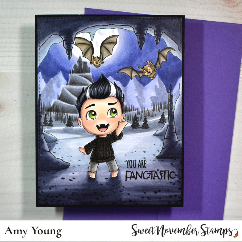 Digital Stamp - Frightful Flutterbees: William