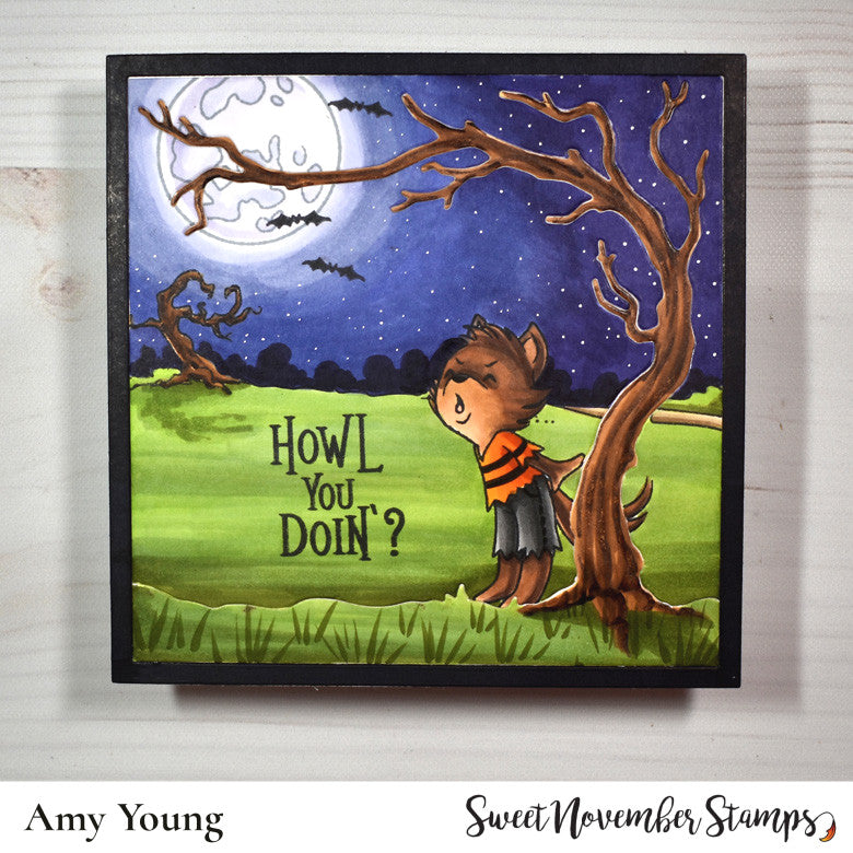 Clear Stamp Set - Happy Howl-O-Ween