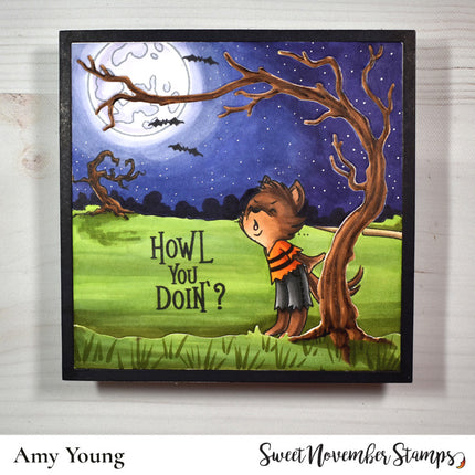 Clear Stamp Set - Happy Howl-O-Ween