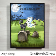 Load image into Gallery viewer, Clear Stamp Set - Midnight&#39;s Halloween Adventures
