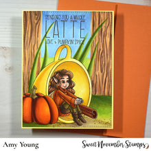 Load image into Gallery viewer, Digital Stamp - Pumpkin Spice Fairy
