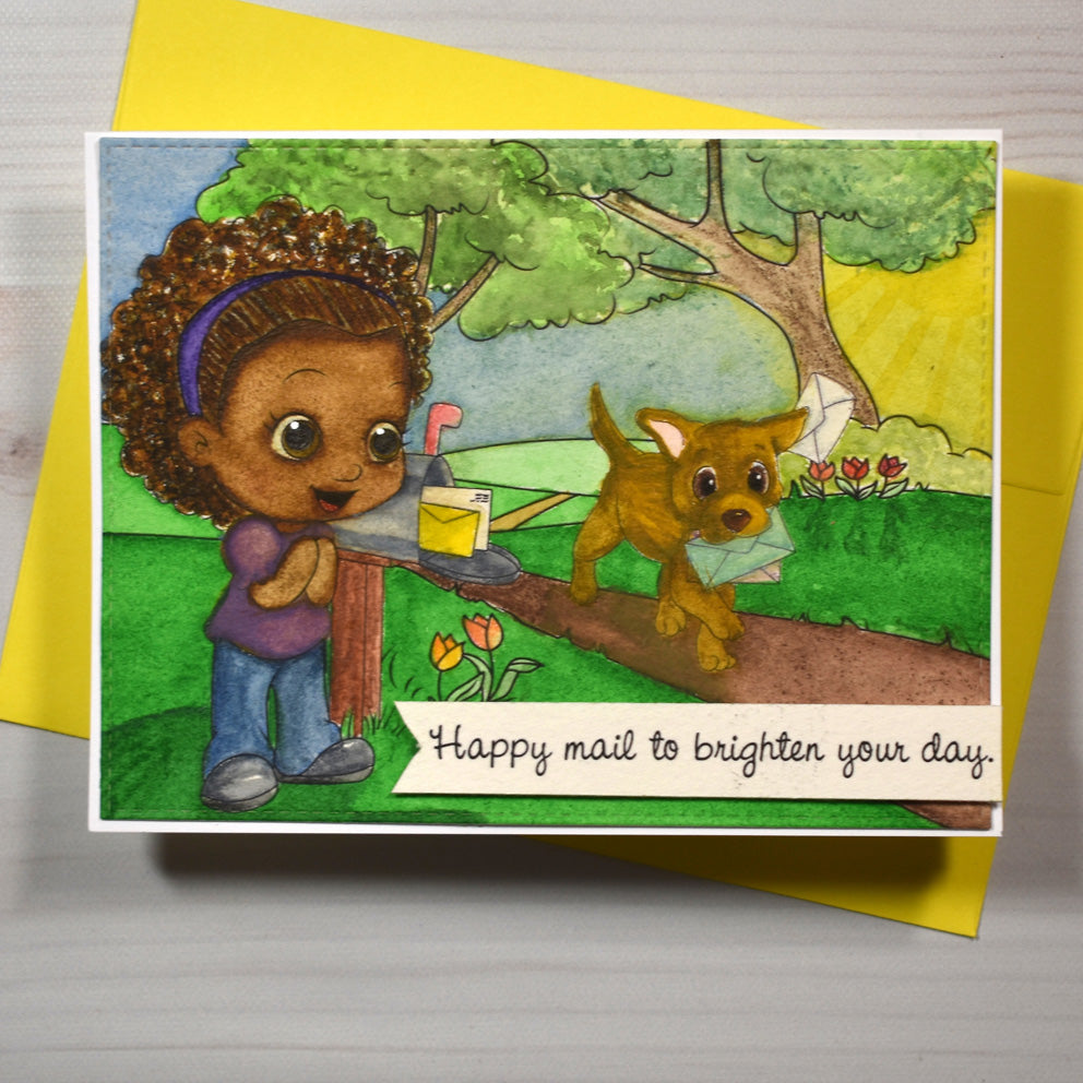 Digital Stamp: Happy Mail