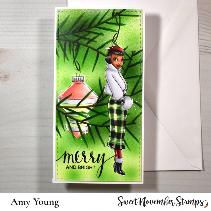 Digital Stamp - Shiny Brite: Dazzling Doris