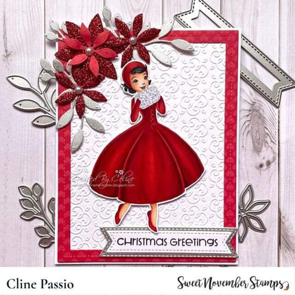 Digital Stamp - Shiny Brite: Merry Margaret