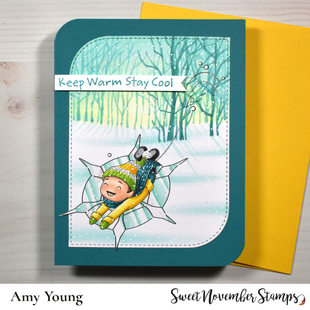 Digital Stamp: Fairwee Flurries - Crispin