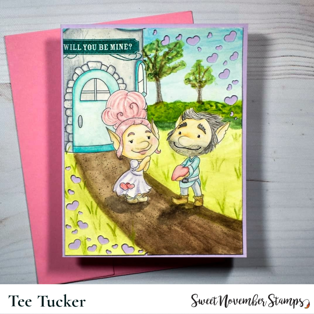 Digital Stamp - Background Builder: Troll House