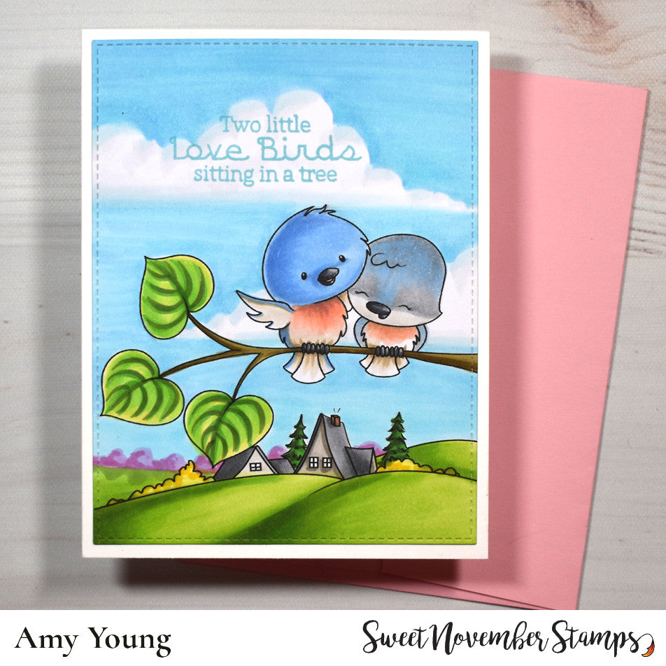 Digital Stamp - Sweet November Vault: Love Birds