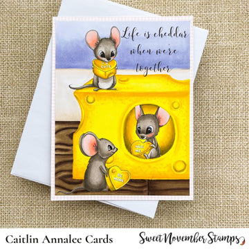Digital Stamp - Tiny Hearts: Be Mine Mouse