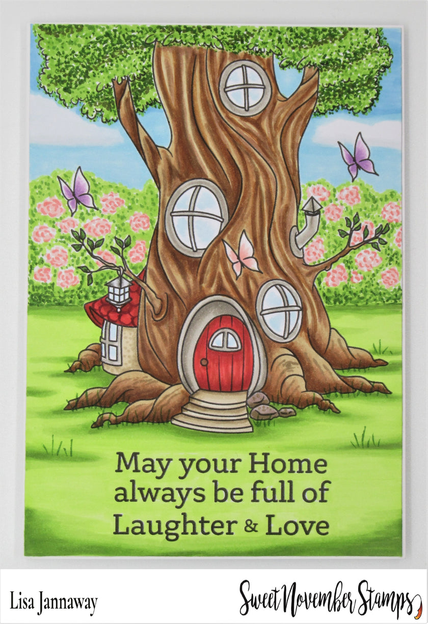 Clear Stamp Set - Forest Abode Background Builder