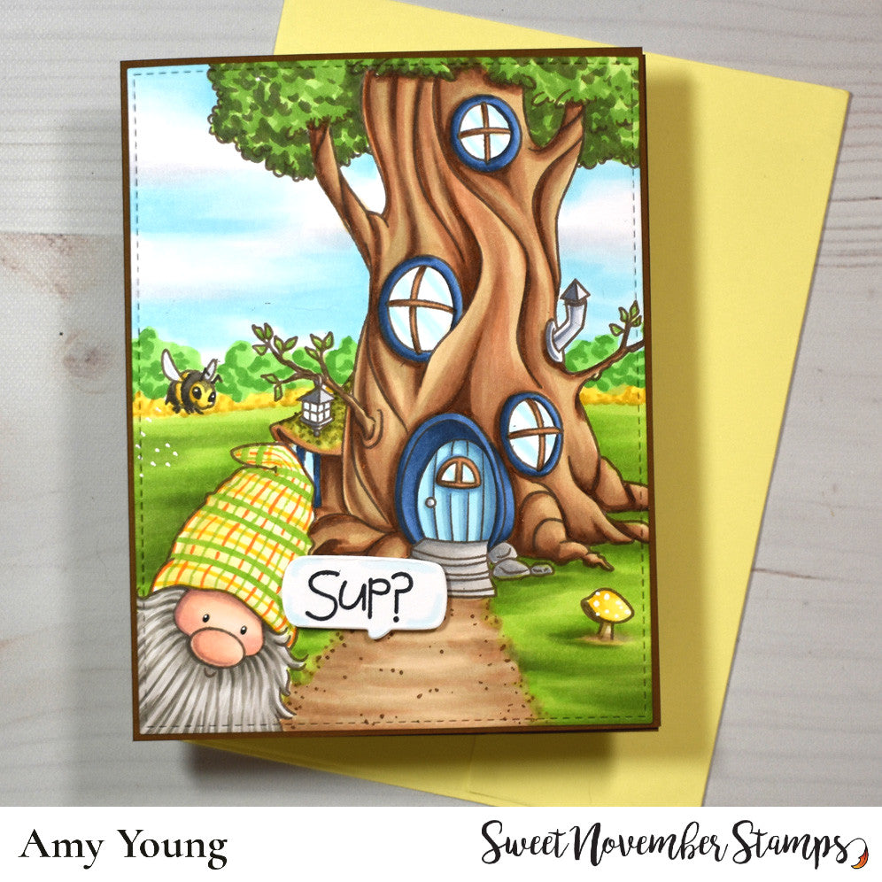 Clear Stamp Set - Forest Abode Background Builder