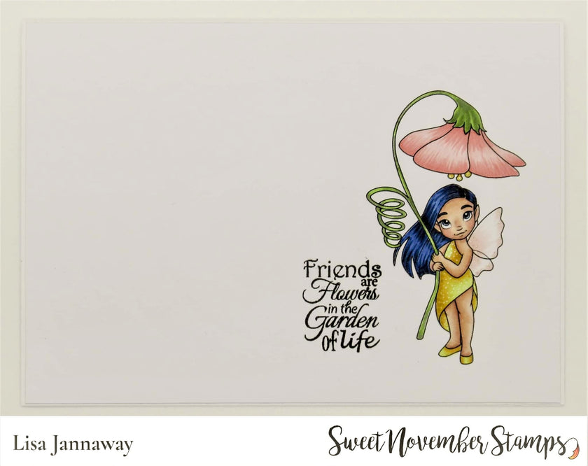 Digital Stamp - Fleur Rainfall