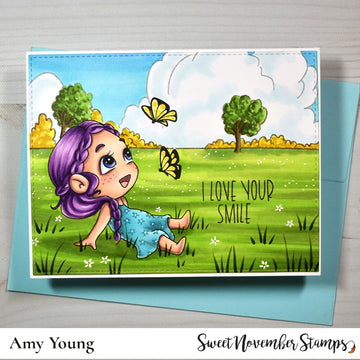 Clear Stamp Set - Flutterbee Tullia
