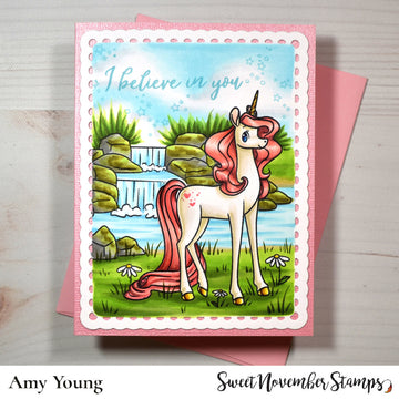 Clear Stamp Set - Background Builder: Pond Scene Builder