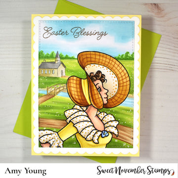 Digital Stamp - Vintage Spring Ladies: Myrtle