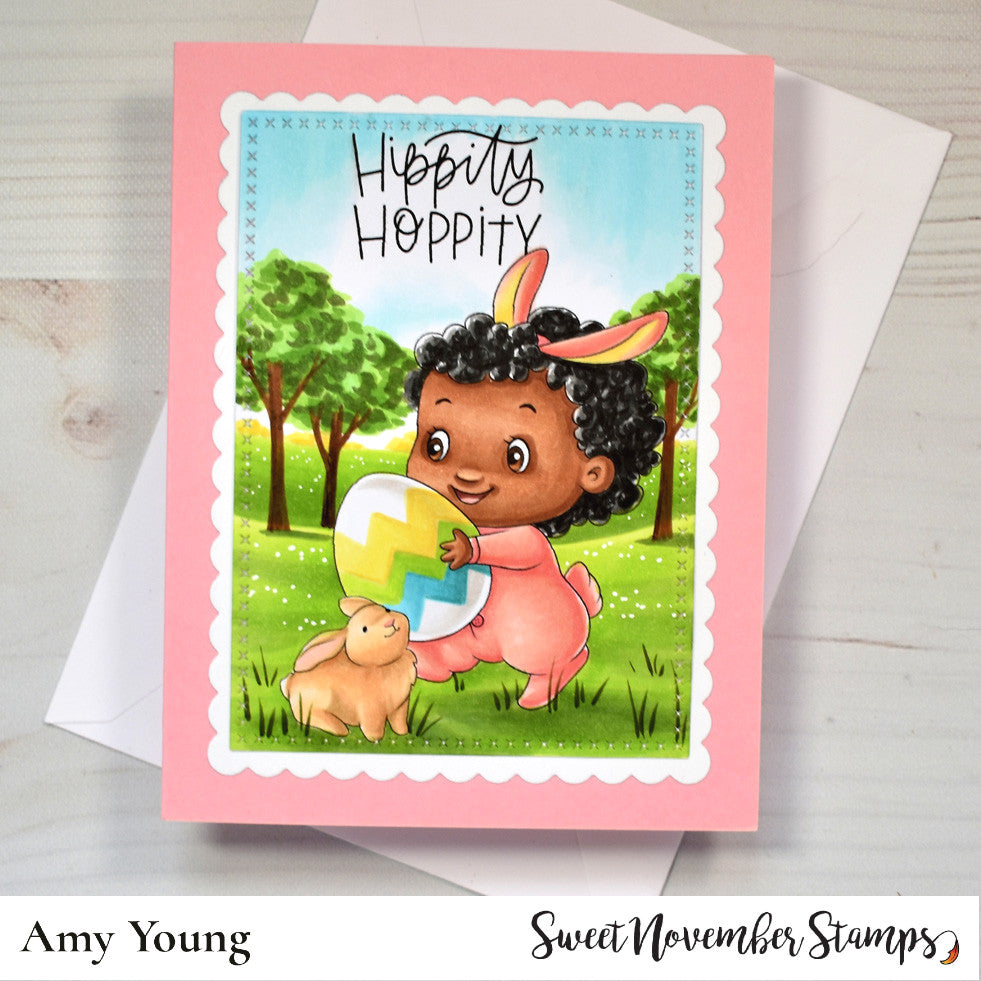 Digital Stamp - Bun Bun: April and bunny
