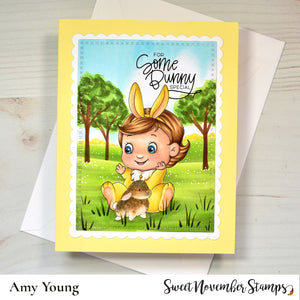 Digital Stamp - Bun Bun: Jelly Bee and bunny