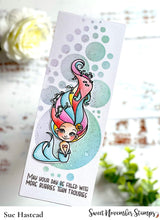 Load image into Gallery viewer, Clear Stamp Set - Mermaid hair
