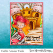 Digital Stamp - The Guppies: Sandcastle Background Builder