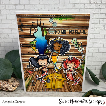 Clear Stamp Set - Background Builder: Simple Room
