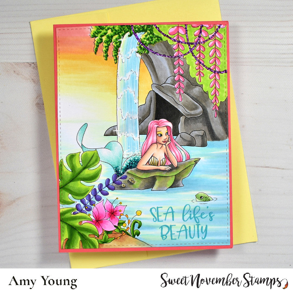 Digital Stamp - Mermaid Lagoon: Oceana