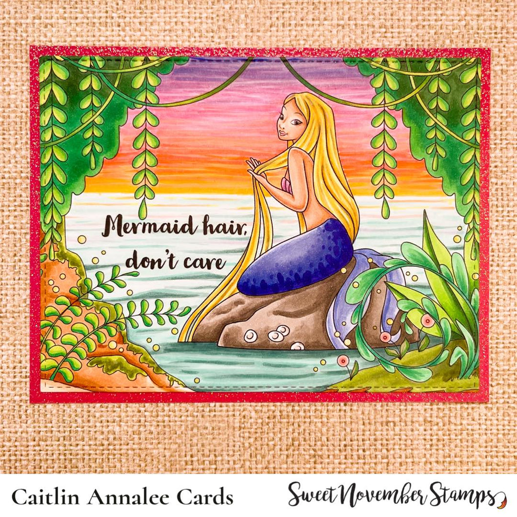 Digital Stamp - Mermaid Lagoon:  Sirena