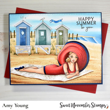 Digital Stamp - Vintage Beach Ladies: Martha