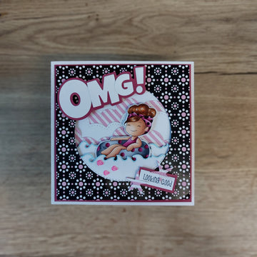 Digital Stamp - A Wee splash of fun: Floating Farrah