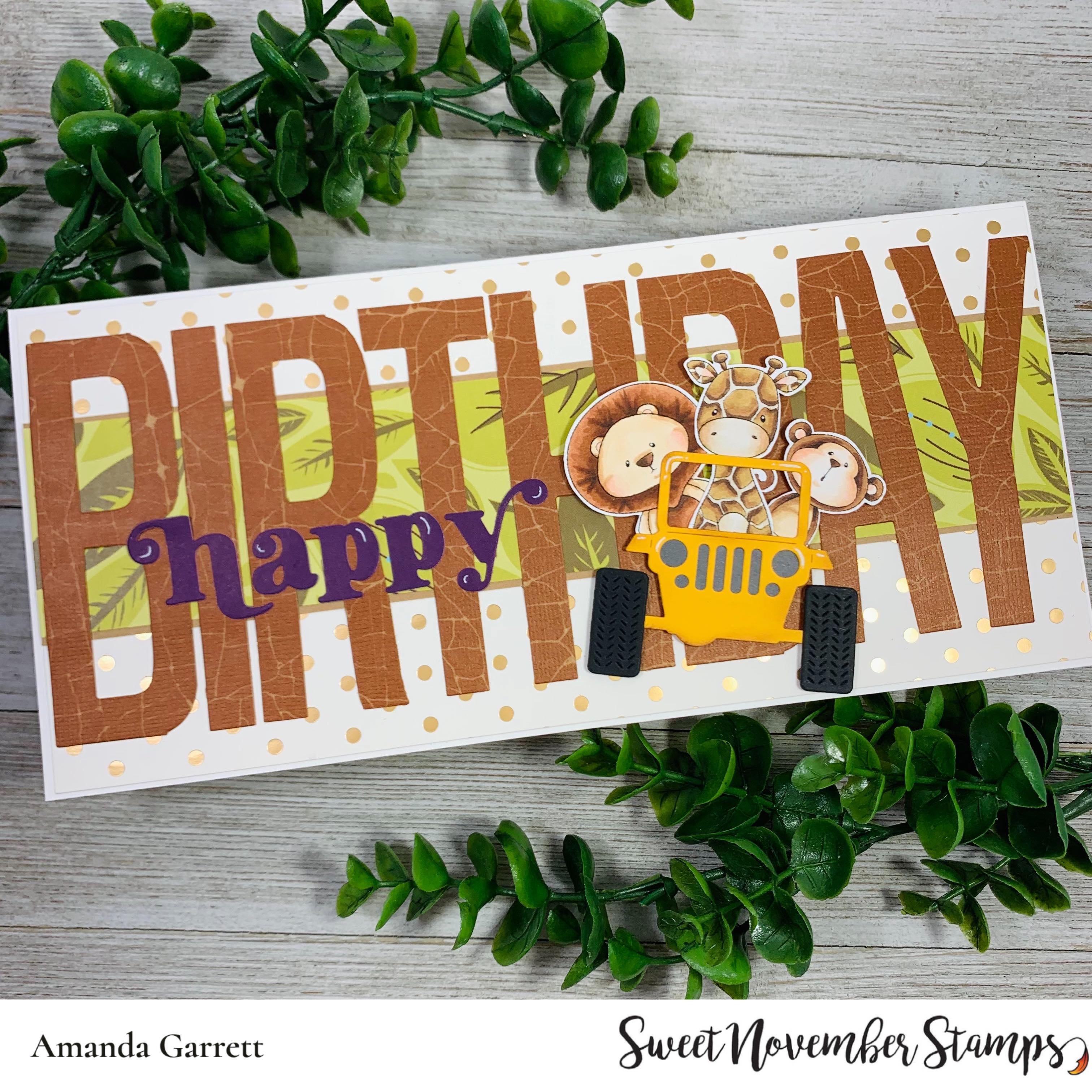 Digital Stamp - Sweet November Vault: Safari Pal Monkey