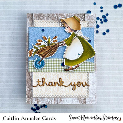 Digital Stamp - Sweet November Vault: Garden Girl Myra