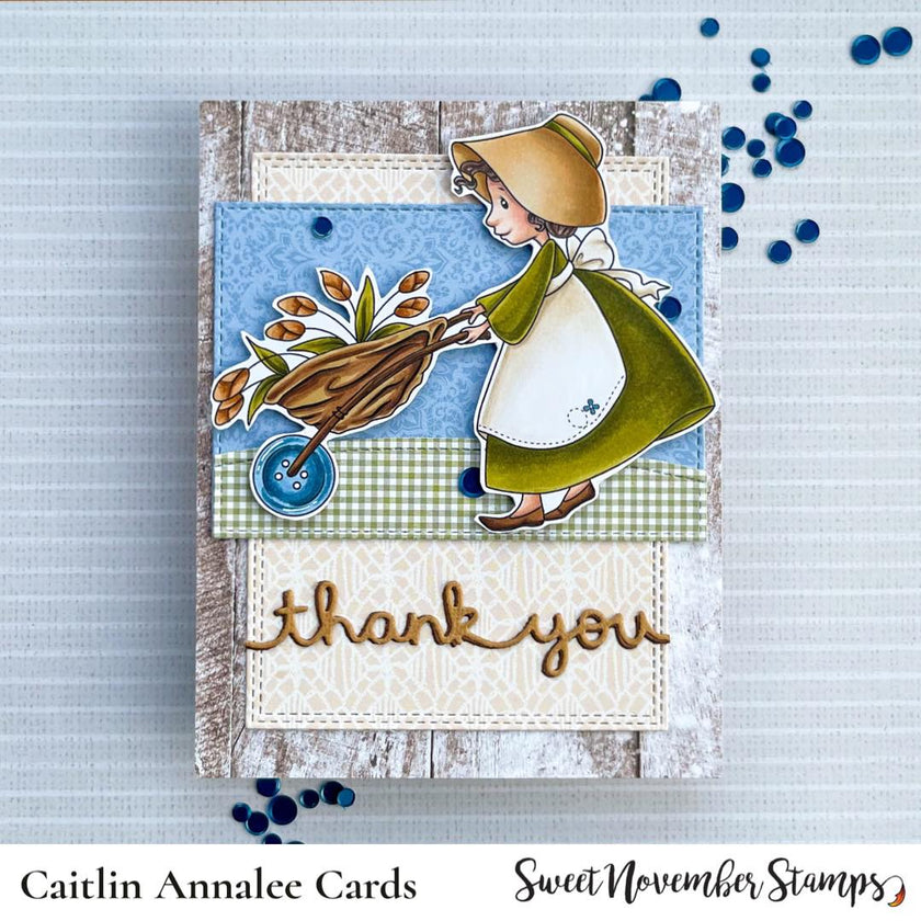 Digital Stamp - Sweet November Vault: Garden Girl Myra