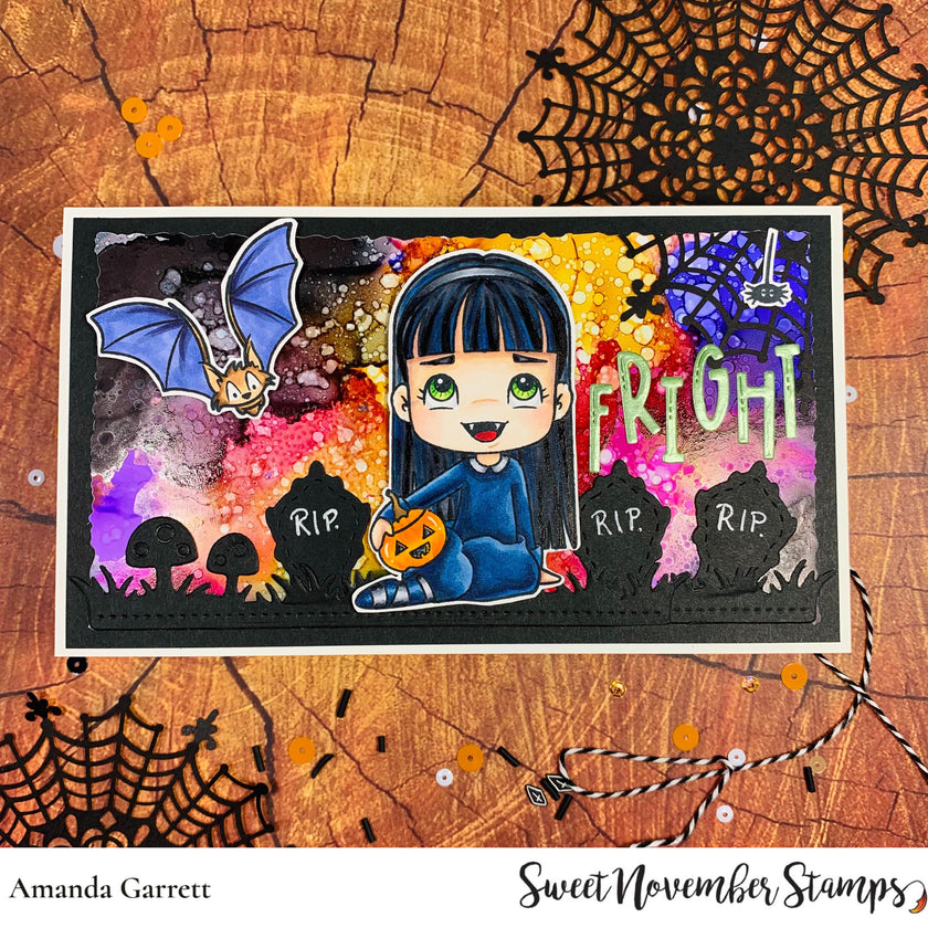 Clear Stamp Set - Frightful Flutterbee Claudia