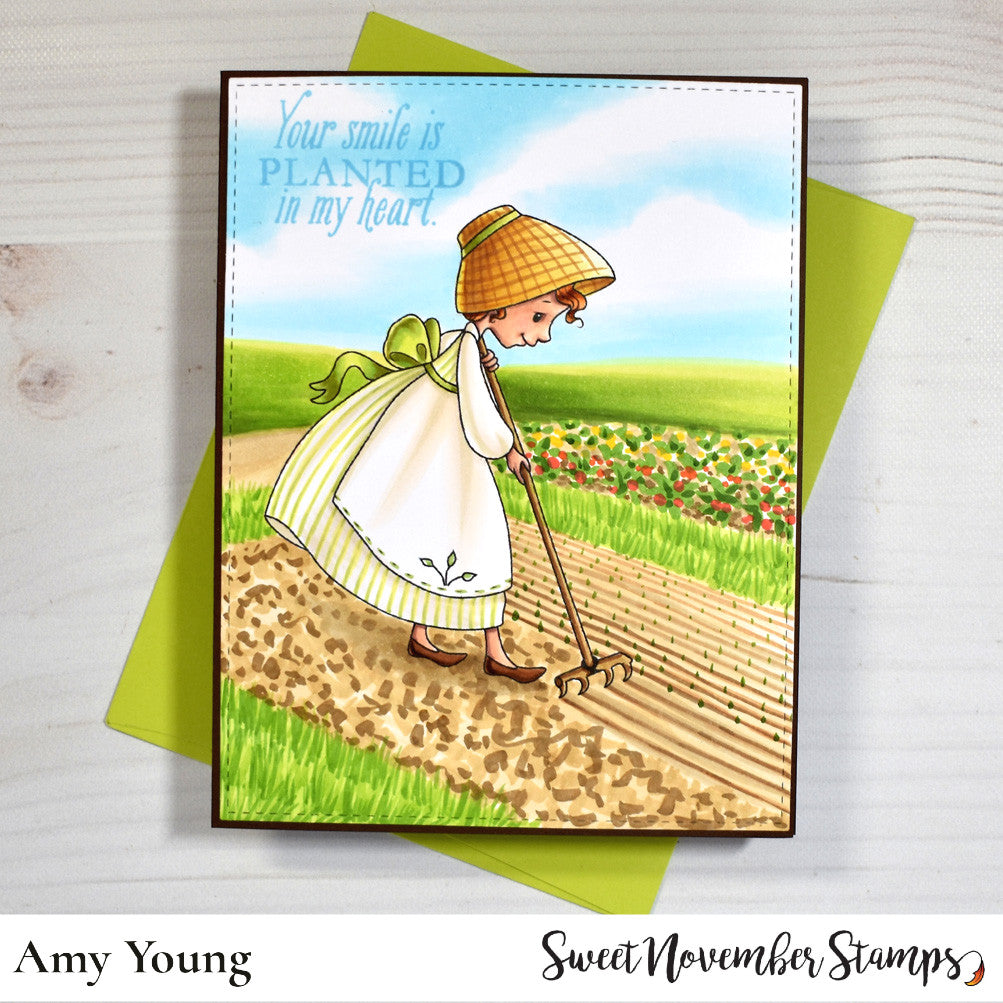 Digital Stamp - Sweet November Vault: Garden Girl Tilly