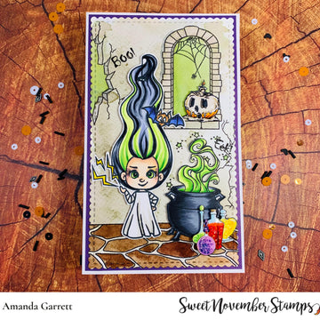 Clear Stamp Set - Halloween Room Add-on