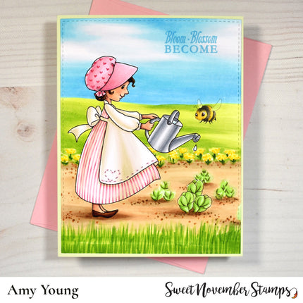 Digital Stamp - Sweet November Vault: Garden Girl Elsie