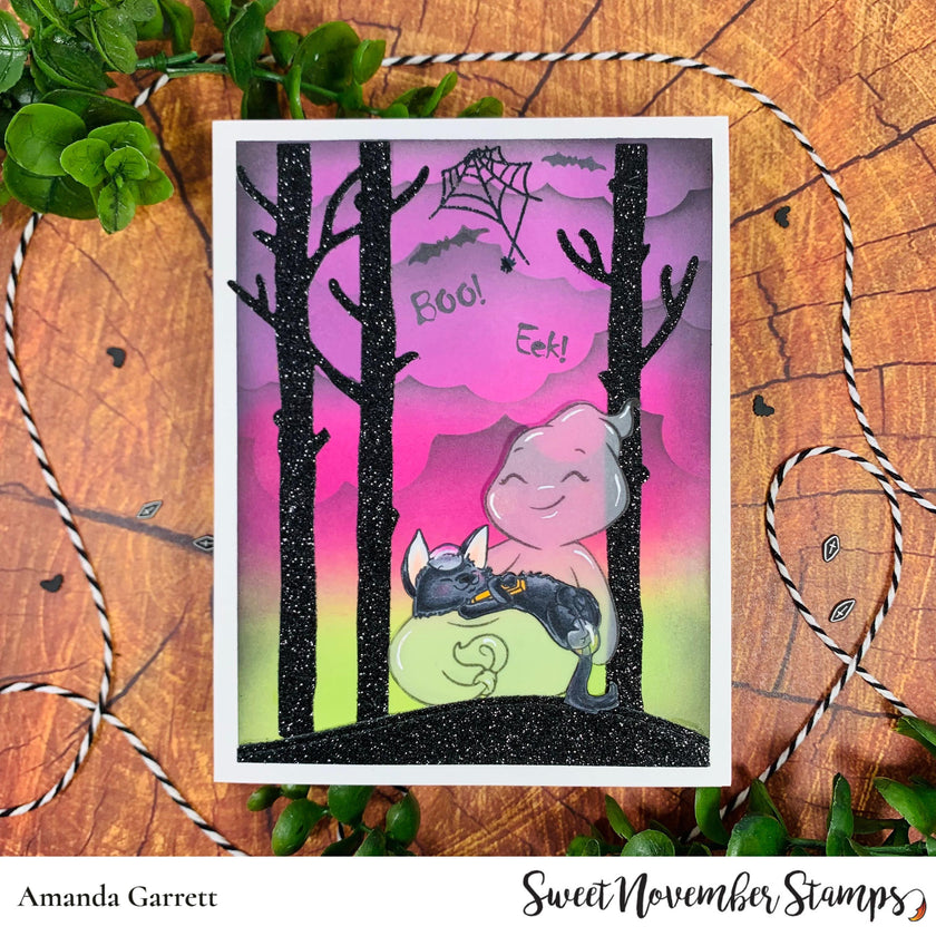 Clear Stamp Set - Midnight's Halloween Adventures #2