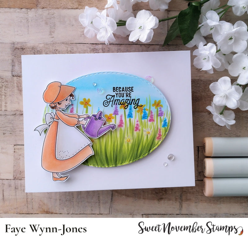 Digital Stamp - Sweet November Vault: Garden Girl Elsie