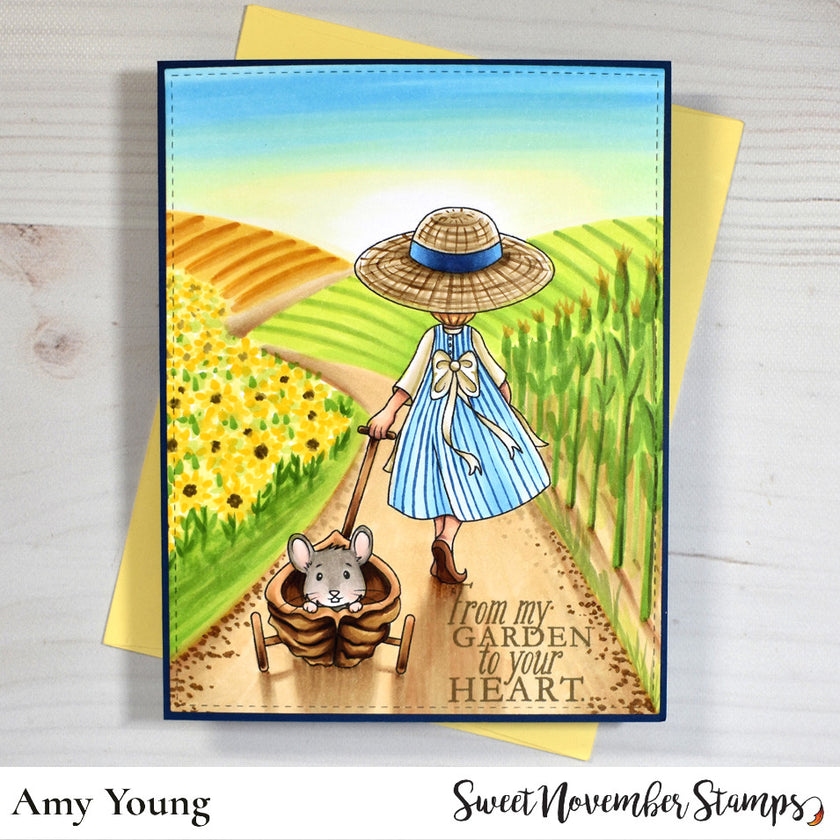 Digital Stamp - Sweet November Vault: Garden Girl Adele