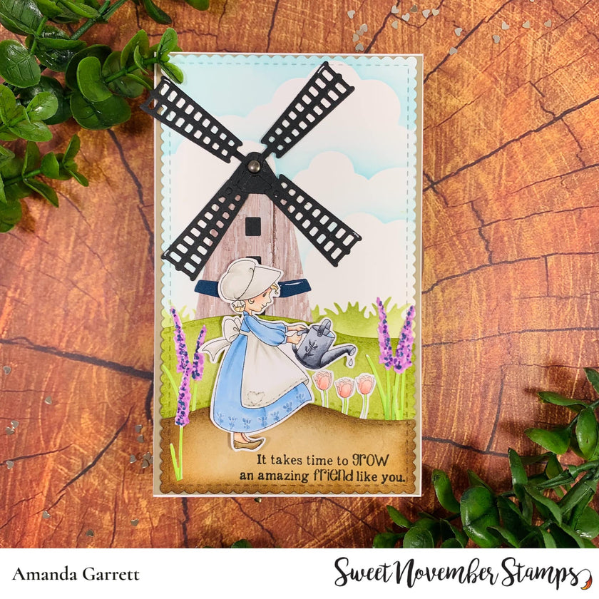 Digital Stamp - Sweet November Vault: Garden Girl Elsie