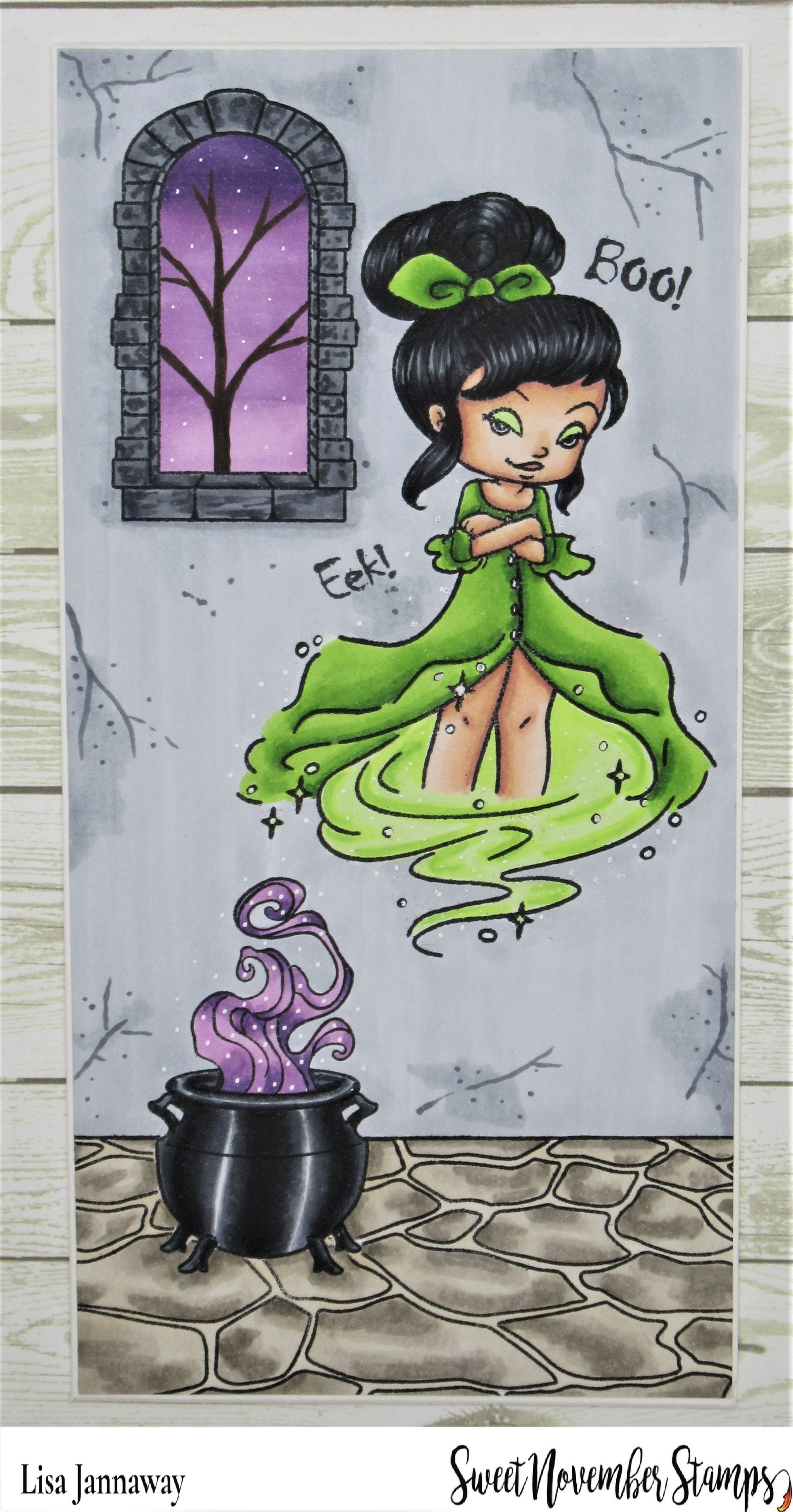 Clear Stamp Set - Background Builder: Halloween Room