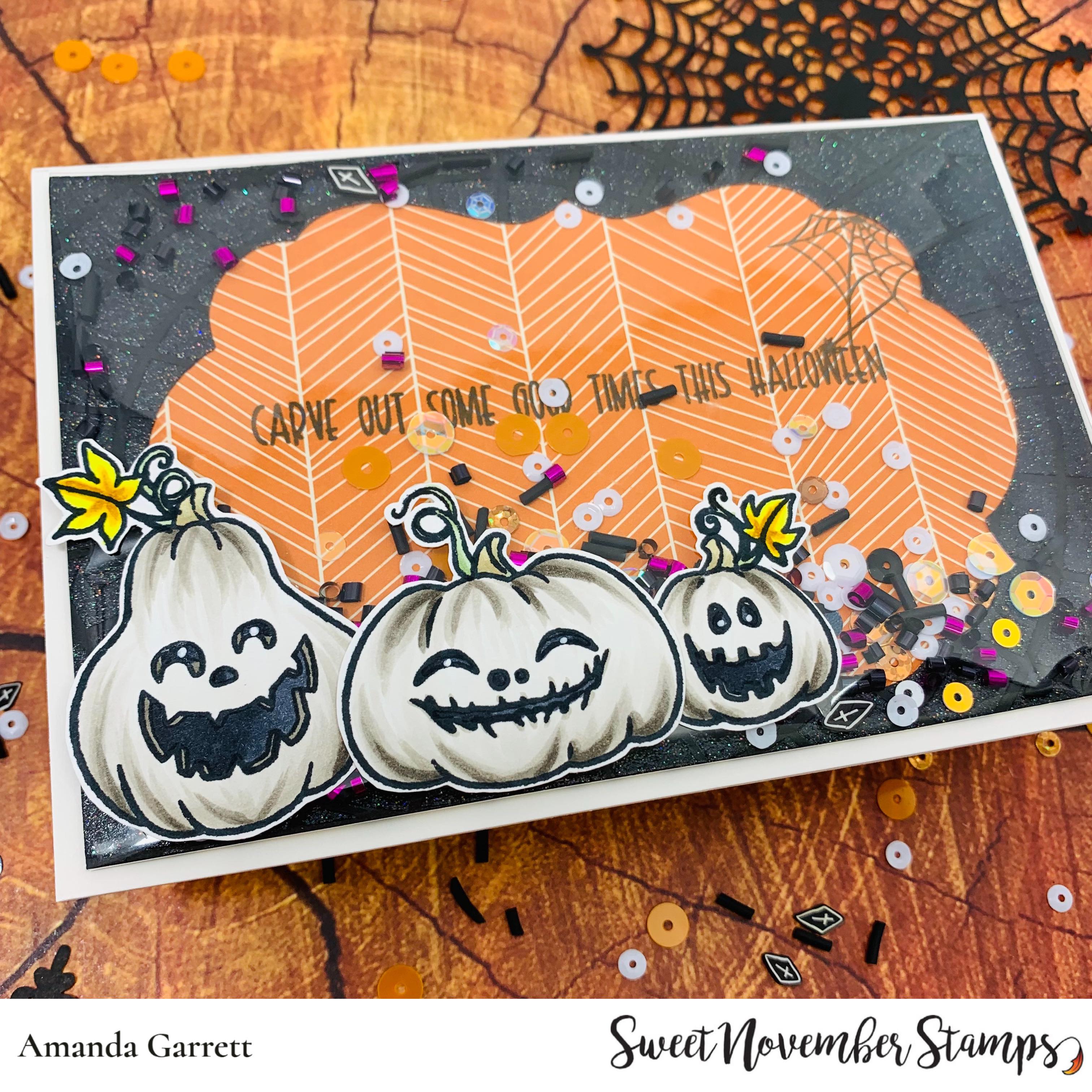 Clear Stamp Set - Carve out some fun
