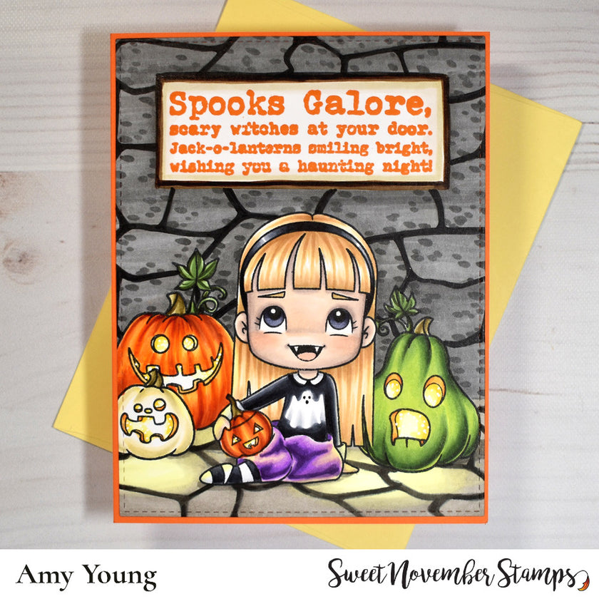 Clear Stamp Set - Frightful Flutterbee Claudia